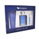Set Ferrioni deep blue 3pzs 100ml edt spray/ body shampoo 100ml/ 6ml edt spray.